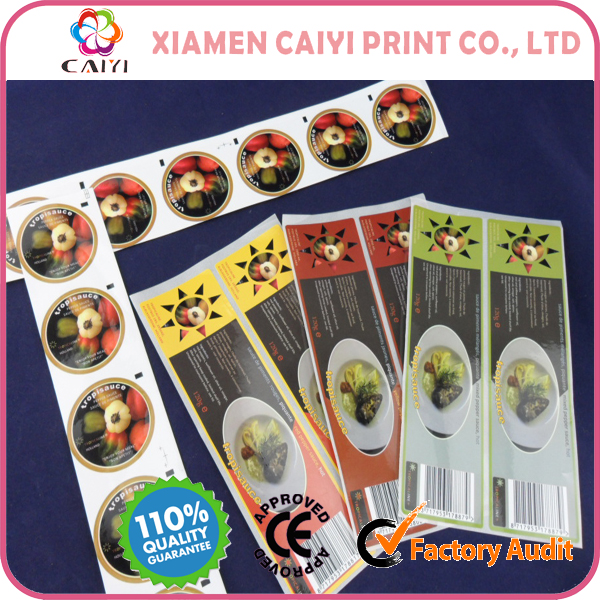 Self-adhesive Private Label Stickers