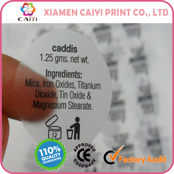 Transparent Label Stickers