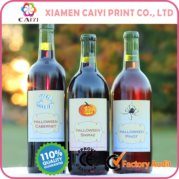 Custom Designed Wine Bottle Sticker