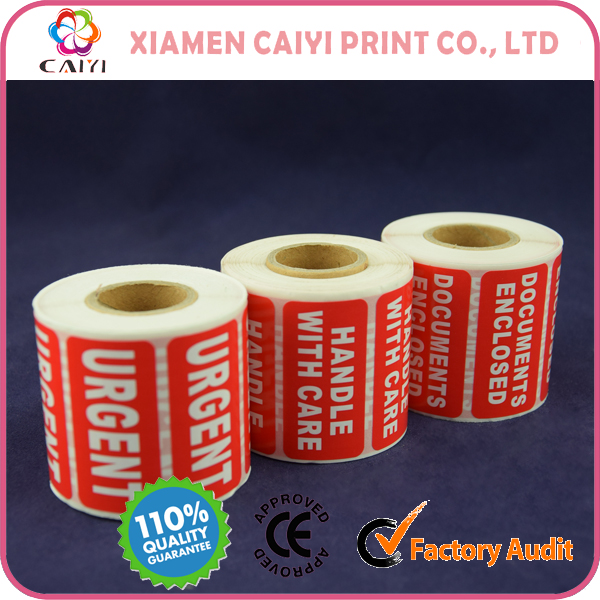 Custom Printed Warning Labels