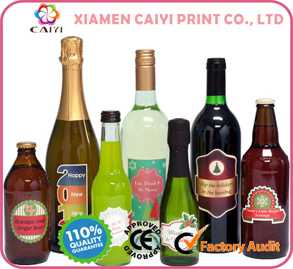 High Quality of Bottle Stickers