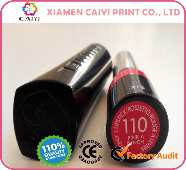 2017 Lipstick Packing Labels, Custom Designed
