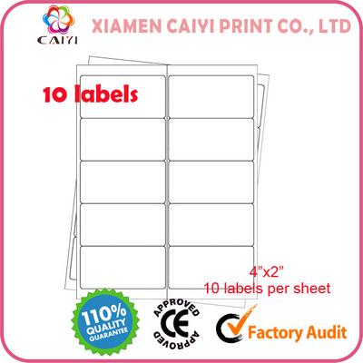 Letter Size Labels, Laser/Inkjet Comatible, 8.5